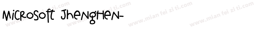 Microsoft JhengHen字体转换